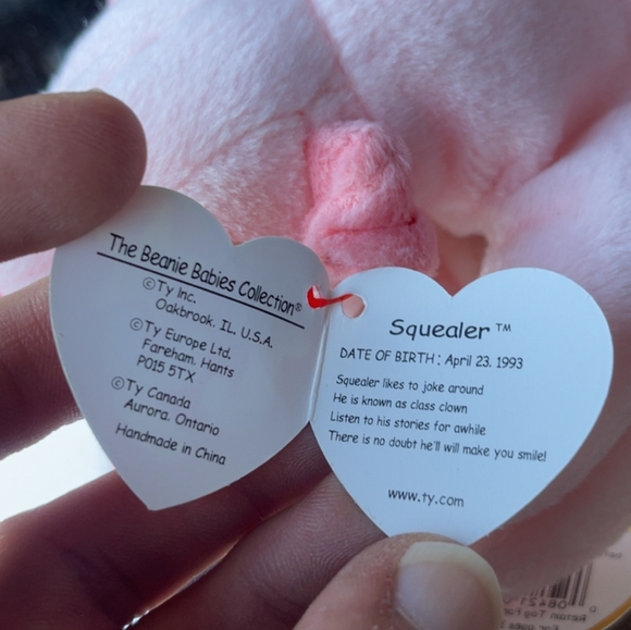 ‘93- Ty - Squealer the 🐷 Beanie Baby - Picture 5 of 8